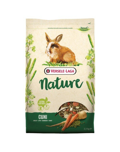 VERSELE-LAGA Cuni Nature Hrana pentru iepuri pitici 2,3 kg