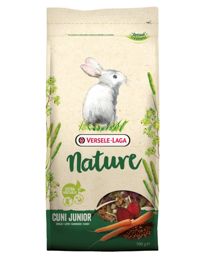 VERSELE-LAGA Cuni Junior Nature – hranÄƒ completÄƒ pentru iepurii pÃ¢nÄƒ la 8 luni 2,3 kg