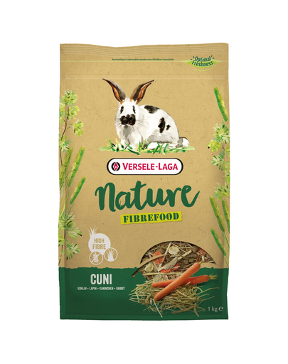 VERSELE-LAGA Cuni Nature Fibrefood - light & sensitive pentru iepuri și iepuri pitici 1 kg
