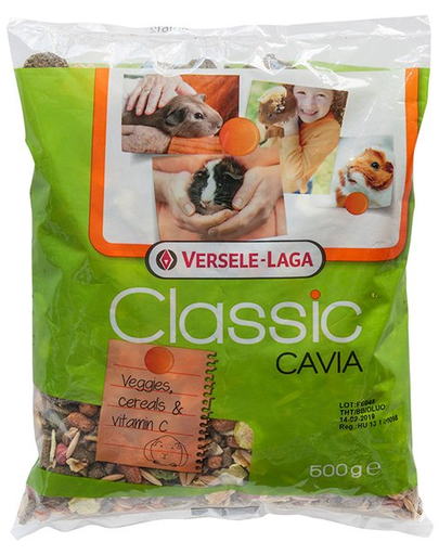 VERSELE-LAGA Cavia Classic hrană pentru porcușori de Guineea 500 gr