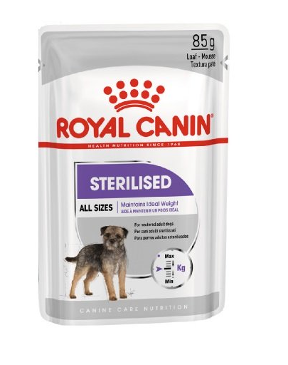 ROYAL CANIN Sterilised plic hrana umeda caini sterilizati 85 g