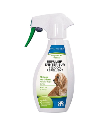 FRANCODEX Spray repelent pentru câini, pentru interiorul locuinței 200 ml