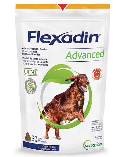 VETOQUINOL Flexadin Advanced Supliment alimentar pentru caini, pentru articulatii si muschi 30