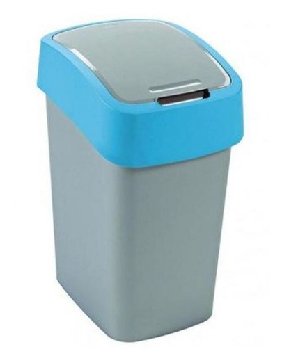 CURVER Cos de gunoi "FLIP BIN" 25 L argintiu/albastru