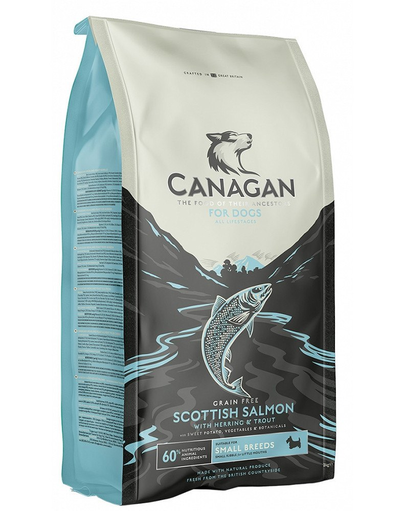 CANAGAN Dog Small Breed Scottish Salmon 6 kg hrana pentru caini de rase mici somon scotian