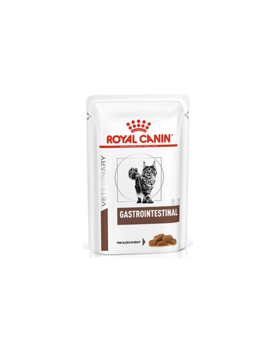 ROYAL CANIN Cat Gastro Intestinal 12 x 85 g hrana umeda dietetica pentru pisici cu afectiuni ale sistemului digestiv, cu diaree acuta si cronica fera.ro imagine 2022