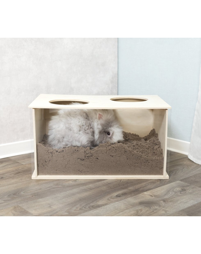 TRIXIE Cutie de nisip pentru iepuri 58 x 30 x 38 cm