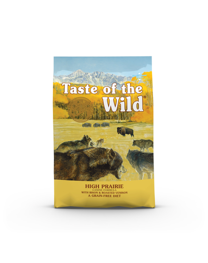 TASTE OF THE WILD High Prairie hrana uscata pentru caini adulti, cu bizon si vanat 12,2 kg 122