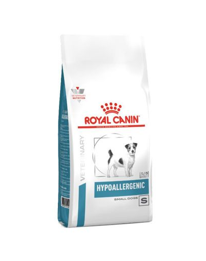 ROYAL CANIN Hypoallergenic Small Dog 1 kg hrana dietetica pentru caini adulti de rase mici care prezinta reactii adverse la alimente fera.ro