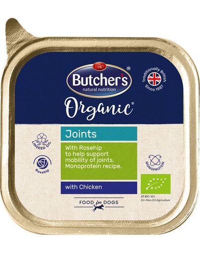 BUTCHER'S Organic Joints Monoproteină cu pui 150 g