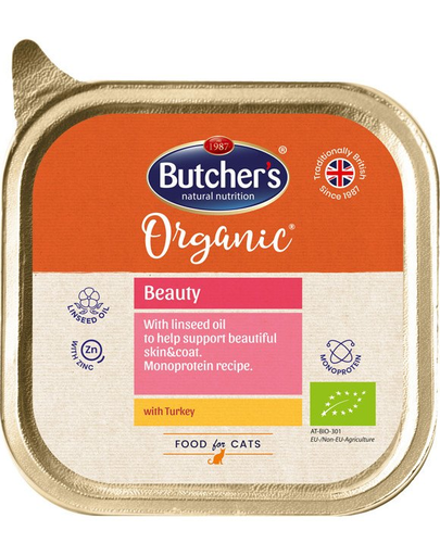 BUTCHER'S Organic Beauty Monoproteină curcan 85 g