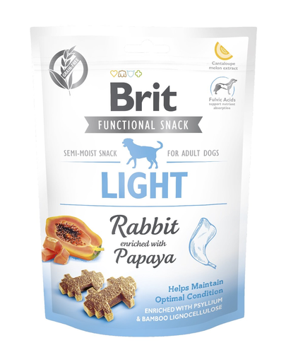 BRIT Care Dog Functional Snack Light recompense pentru caini, cu iepure si papaya 150 g 150