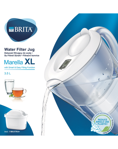 BRITA Marella XL Maxtra+ Vas filtrant 3,5 L, alb