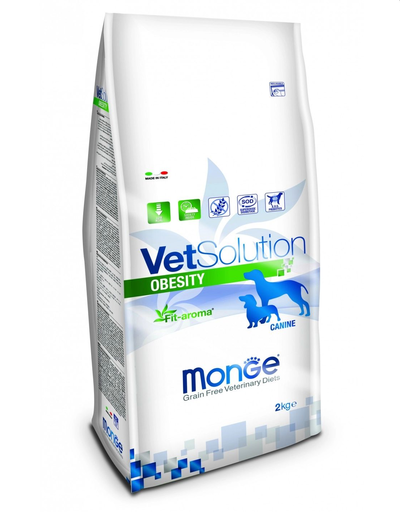  MONGE Vet Solution Dog Obesity Hrana uscata dietetica pentru caini cu diabet 2 kg 