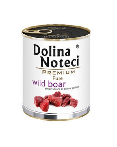 DOLINA NOTECI Premium Pure hrană umedă pentru câini, cu porc mistreț 800g
