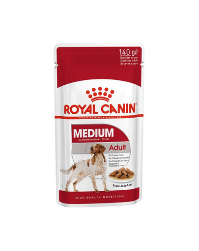 Royal Canin Medium Adult Hrană Umedă Câine 10×140 g 10x140 imagine 2022