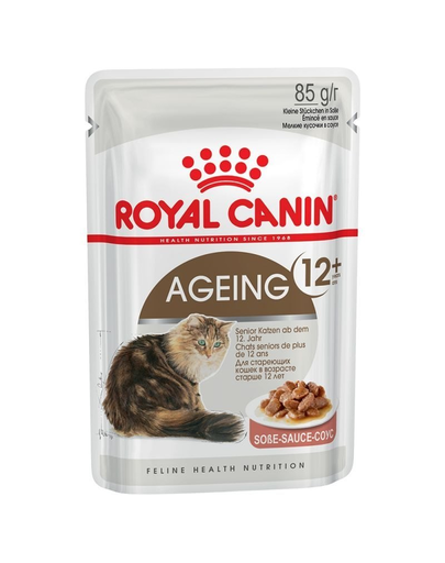 Royal Canin Ageing 12+ hrana umeda pisica senior, 12 x 85 g 12+ imagine 2022