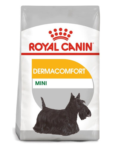 Royal Canin Mini Dermacomfort hrana uscata caine pentru prevenirea iritatiilor pielii, 1 kg Caine imagine 2022