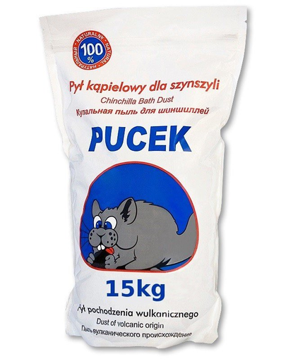 PUCEK Praf de baie pentru chinchilla 15 kg