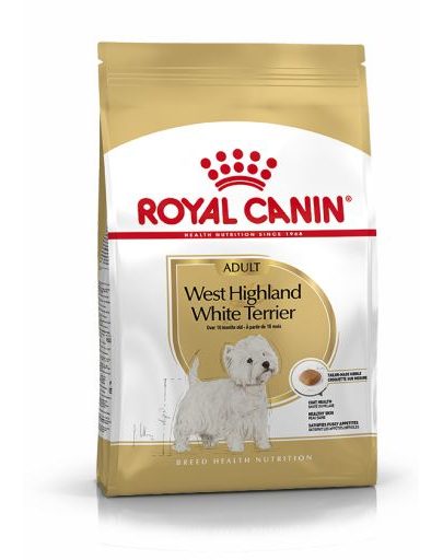 Royal Canin West Highland Terrier Adult hrana uscata caine Westie 3 kg + geanta de cumparaturi