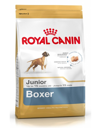 ROYAL CANIN Boxer hrana uscata caine Puppy Junior 24 kg (2 x 12 kg) Boxer imagine 2022