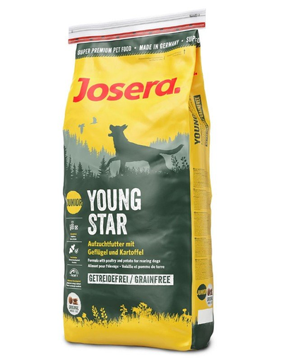 JOSERA Junior Youngstar Grainfree hrana uscata fara cereale pentru caini juniori 5 x 900 g (4+1 GRATIS)