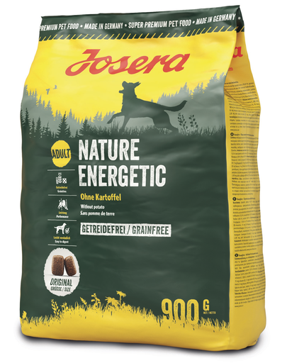 JOSERA Nature Energetic hrana uscata pentru caini sportivi, foarte activi 5 x 900g (4+1 GRATIS)