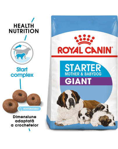 Royal Canin Giant Starter Mother & Babydog Gestatie/ Lactatie Pui Hrana Uscata Caine 30 Kg (2 X 15 Kg)