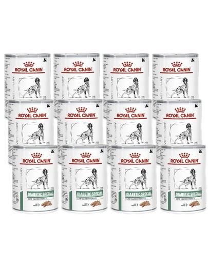 ROYAL CANIN Diabetic Special 12x410 g hrană umedă pentru câini adulți cu diabet zaharat