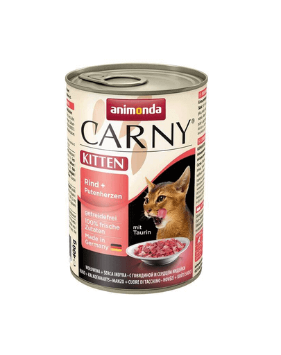 ANIMONDA Carny Kitten Hrana umeda cu vita