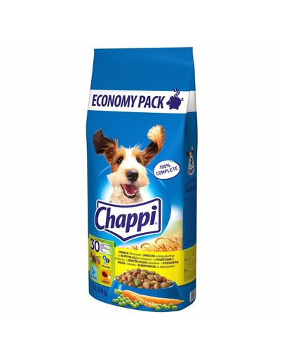 Chappi Adult hrana uscata pentru caini adulti, cu pasare si legume si vita si legume 27 kg (2 x 13,5 kg) 135 imagine 2022