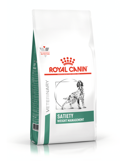 ROYAL CANIN Dog satiety support 6 kg + 12 x Satiety Weight Management 410g hrana uscata + hrana umeda caini adulti obezi sau supraponderali 410g