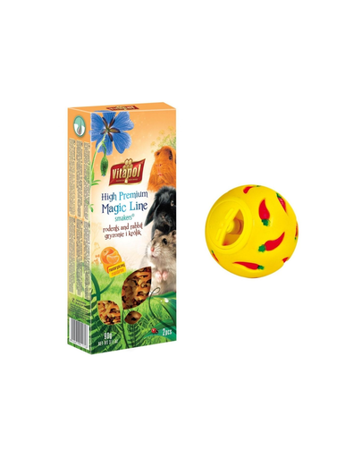 Vitapol set smakers cu mandarine + minge pentru delicatese