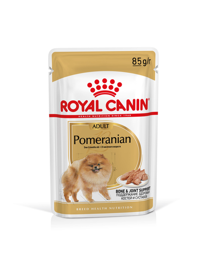 ROYAL CANIN Pomeranian Adult hrana umeda caini adulti din rasa Pomeranian 12x85g 12x85g imagine 2022