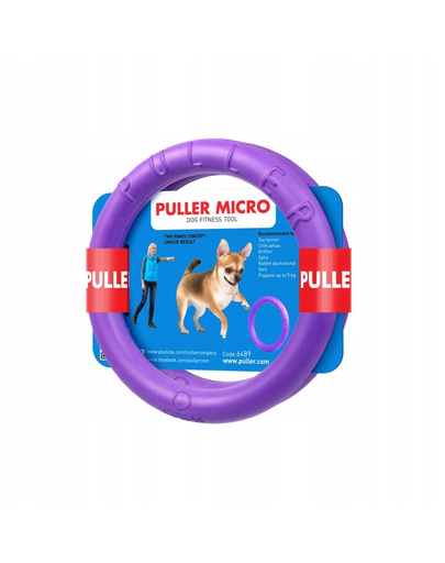 PULLER Micro Fitness Ring pentru caini de talie mica,13 cm, 2 buc. aport imagine 2022