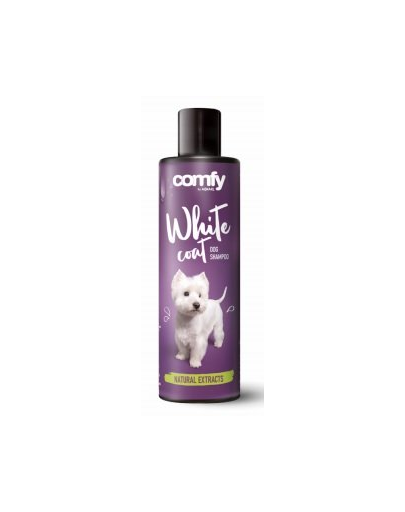 COMFY White Coat Dog Shampoo șampon pentru câini cu blana deschisă la culoare 250 ml 250