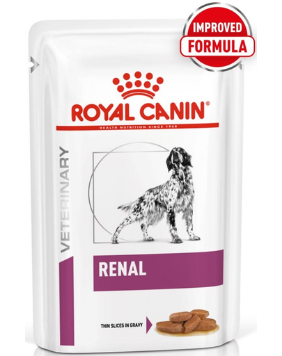 ROYAL CANIN Veterinary Diet Canine Renal hrană umedă pentru câinii cu insuficiență renală cronică 12x100g Fera