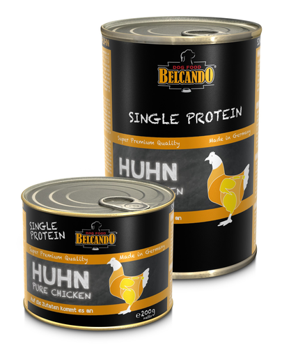 BELCANDO Single Protein hrana umeda pentru caini, cu pui, 200 g