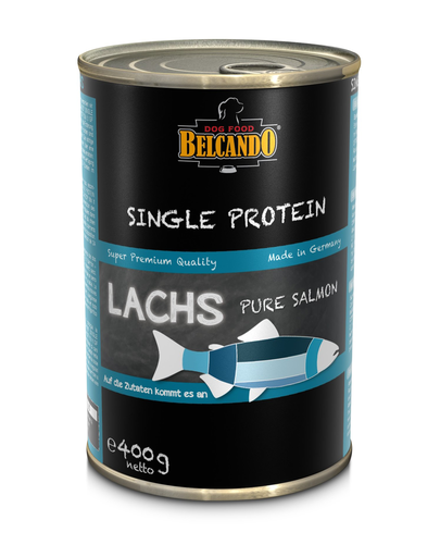 BELCANDO Single Protein hrana umeda pentru caini, cu somon, 400 g 400 imagine 2022