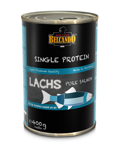 BELCANDO Single Protein hrana umeda pentru caini, cu somon, 400 g