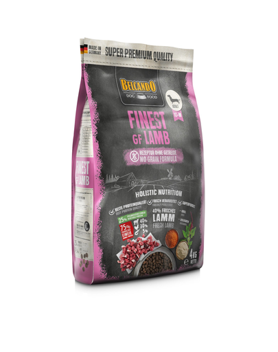 BELCANDO Finest Grain Free hrana uscata cu miel pentru caini, talie XS-M, 4 kg