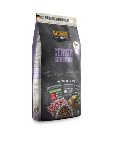 BELCANDO Senior Sensitive hrana uscata pentru caini mai batrani, talie M-XL,1 kg