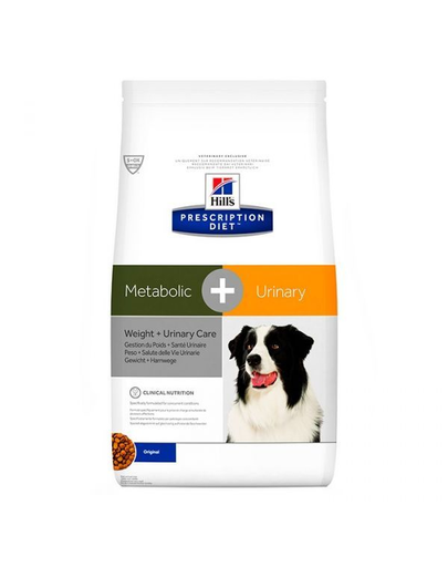 HILL\'S PD Canine Hrana uscata pentru caini adulti cu probleme metabolice si urinare 2kg
