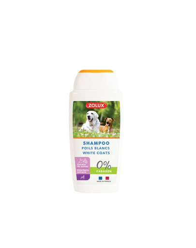 ZOLUX Sampon pentru cainii cu blana alba, 250 ml