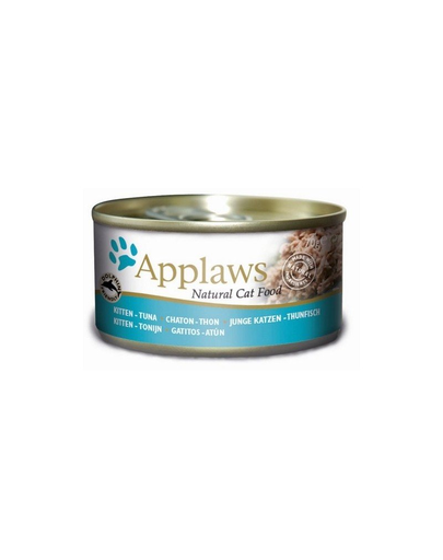 APPLAWS Kitten hrana umeda pentru pisoi, cu ton 70 g x 12 (10+2 GRATIS)