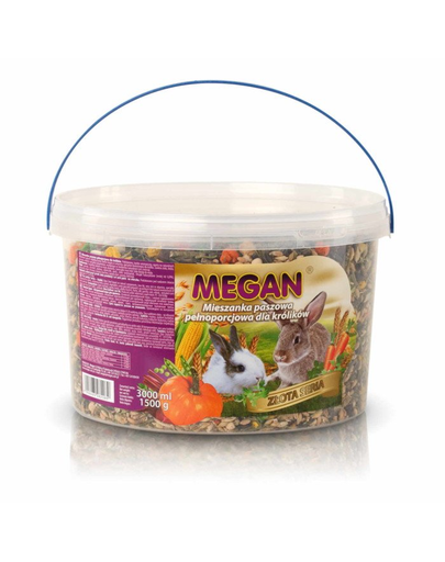 MEGAN Hrana naturala pentru un iepuri 3l /1500g