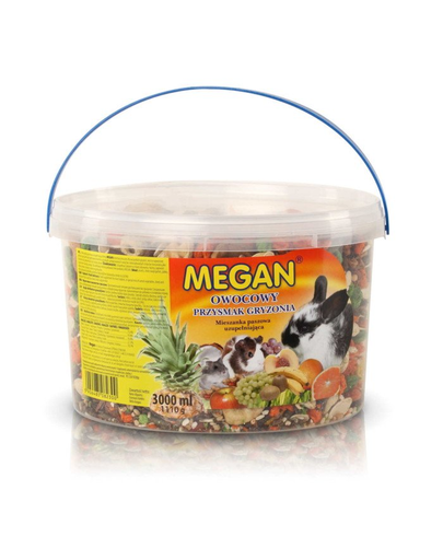 MEGAN Suplimente nutritive cu fructe pentru rozatoare 3l /1110g