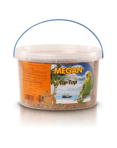 MEGAN Hrana pentru papagali ondulati 3l /2310g