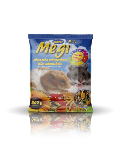 MEGAN Megi Hrana pentru un hamster 500g