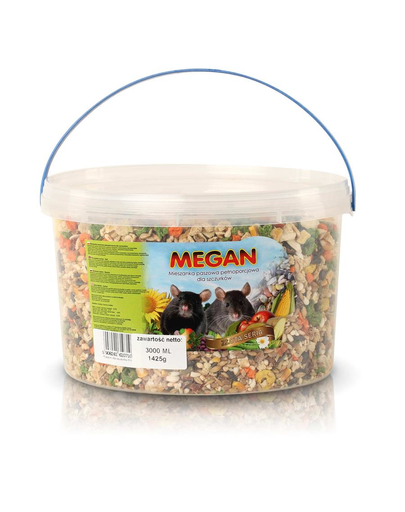 MEGAN Hrana naturala pentru sobolani 3l /1425g